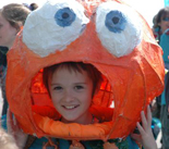 Child at Brighton schools parade